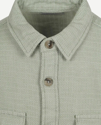 Overshirt structure groen