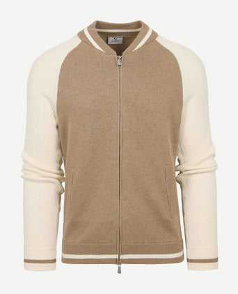 Suitable vest max varsity wolmix beige