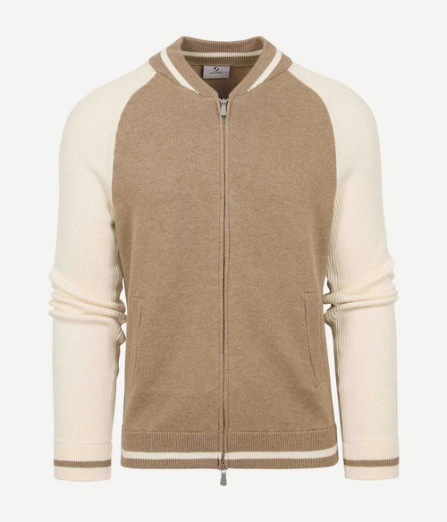 Suitable vest max varsity wolmix beige