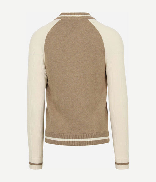 Suitable vest max varsity wolmix beige