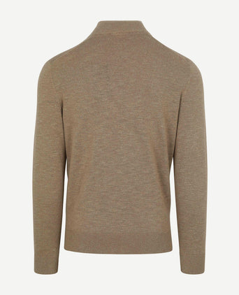 Vest slub yarn beige