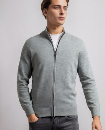 Suitable vest slub yarn lichtgroen | Regular-fit