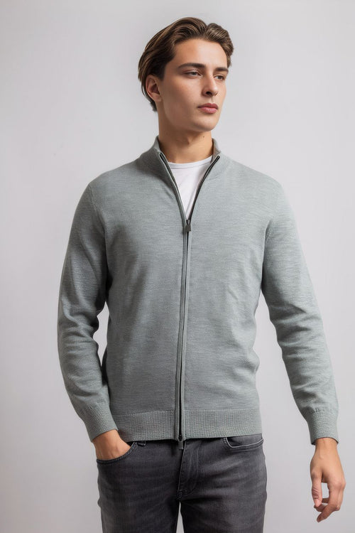 Suitable vest slub yarn lichtgroen | Regular-fit