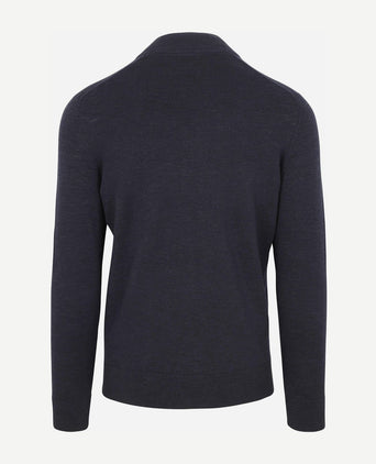 Suitable vest slub yarn donkerblauw | Regular-fit