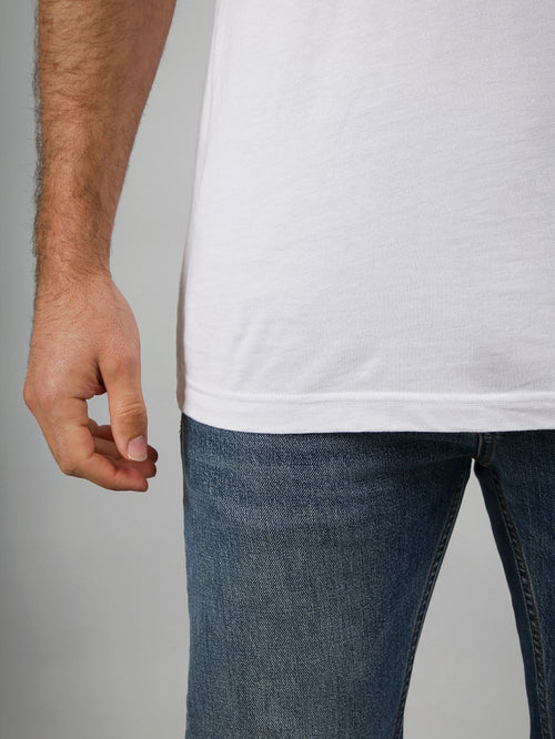 Suitable vibambo t-shirt v-hals wit (2-pack)