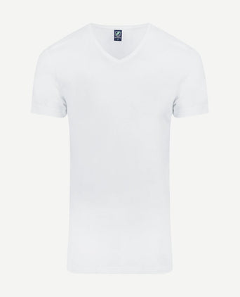 Suitable vibambo t-shirt v-hals wit (2-pack)