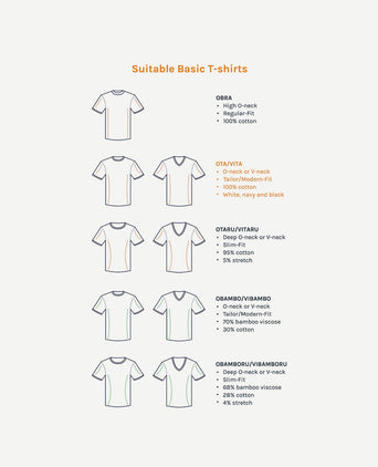 Suitable viless t-shirt mouwloos wit (2-pack)