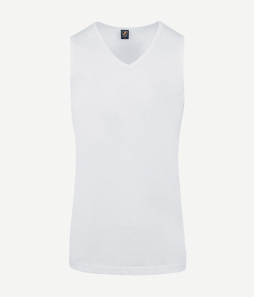 Suitable viless t-shirt mouwloos wit (2-pack)