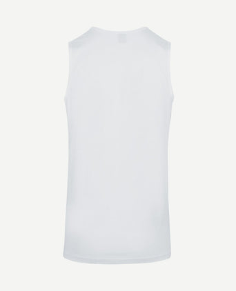 Viless t-shirt mouwloos wit (2-pack)