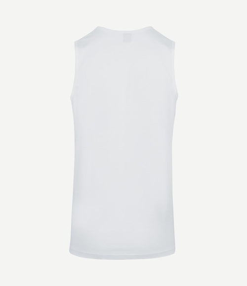 Viless t-shirt mouwloos wit (2-pack)