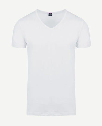 Suitable Vita t-shirt v-hals wit (2-pack)