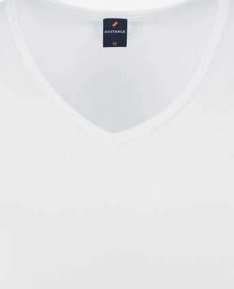 Vita t-shirt v-hals wit (6-pack)