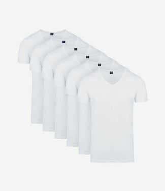 Vita t-shirt v-hals wit (6-pack) Vita t-shirt v-hals wit (6-pack)