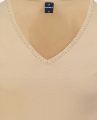 Suitable Vitaru onzichtbaar ondershirt diepe v-hals (2-pack) | Slim-fit