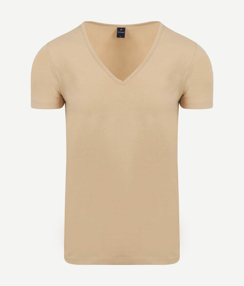 Suitable Vitaru onzichtbaar ondershirt diepe v-hals (2-pack) | Slim-fit