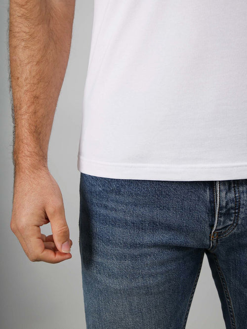 Suitable Vitasu t-shirt v-hals wit (2-pack) | Slim-fit