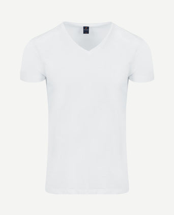 Vitasu t-shirt v-hals wit (2-pack)