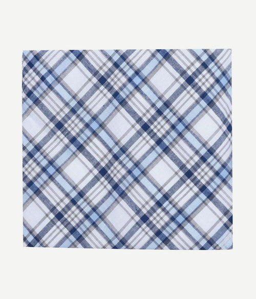 Suitable zakdoeken (5-pack) ruit blauw