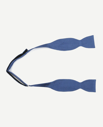 Suitable zelfstrikker zijde blauw stip