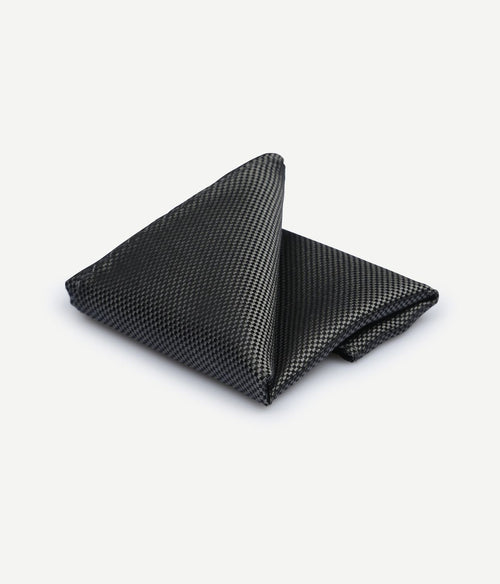 Suitable zijde pochet antraciet