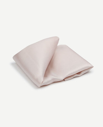 Zijde pochet apricot roze