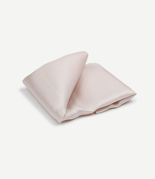 Zijde pochet apricot roze