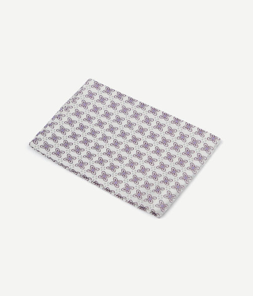 Suitable zijde pochet bloem wit