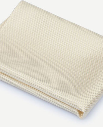 Suitable zijde pochet ecru