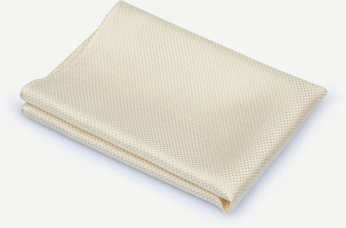 Suitable zijde pochet ecru