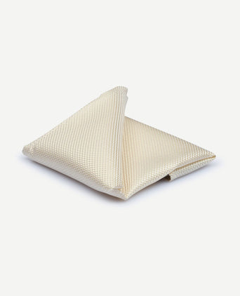 Suitable zijde pochet ecru