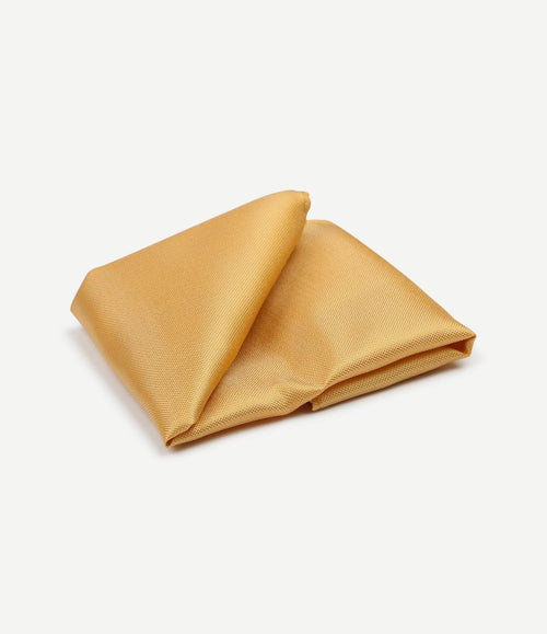 Zijde pochet geel