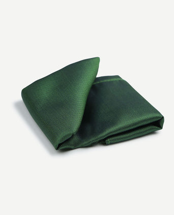 Suitable zijde pochet groen