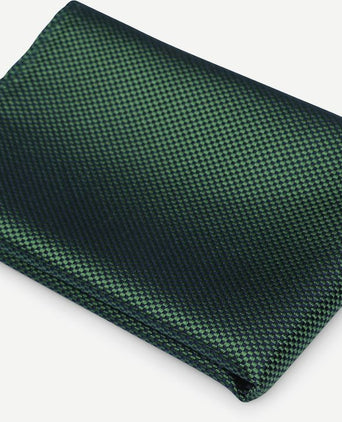 Suitable zijde pochet groen