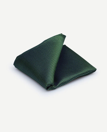 Suitable zijde pochet groen