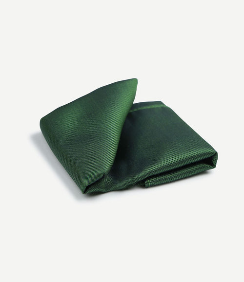 Zijde pochet groen
