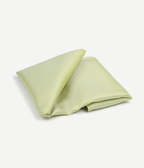 Suitable zijde pochet lime groen