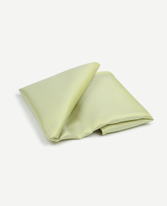 Zijde pochet lime groen