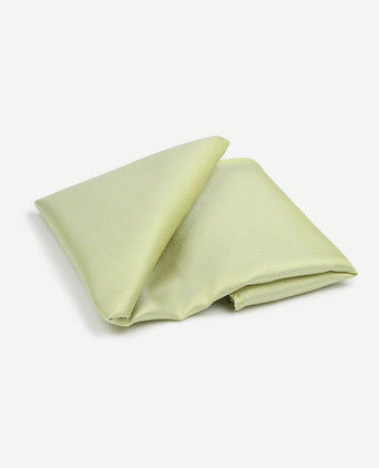 Zijde pochet lime groen