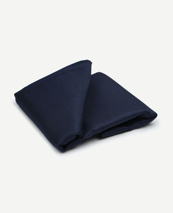 Zijde pochet donkerblauw