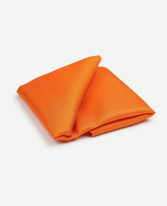 Zijde pochet oranje