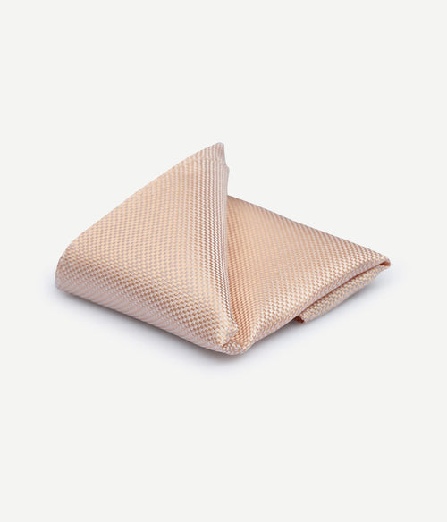 Suitable zijde pochet oud roze