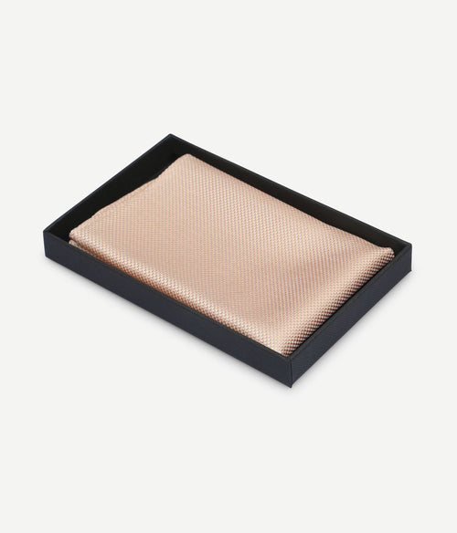 Suitable zijde pochet oud roze