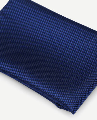 Suitable zijde pochet royal blauw