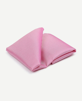 Suitable zijde pochet roze