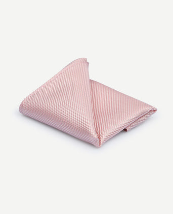 Suitable zijde pochet roze