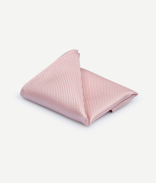 Suitable zijde pochet roze