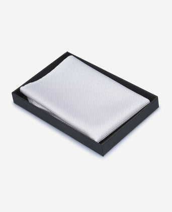 Suitable zijde pochet wit