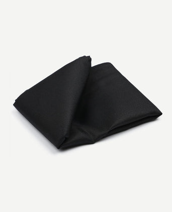 Suitable zijde pochet zwart