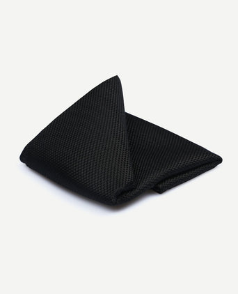 Suitable zijde pochet zwart