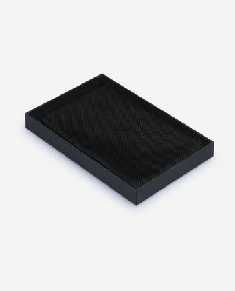 Suitable zijde pochet zwart